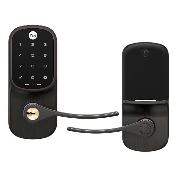 Yale YRL226-ZW2-0BP Z-Wave Plus Assure Touchscreen Keypad Lever Lock, Oil Rubbed Bronze