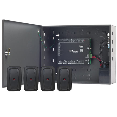 Linear EXN-4MPB eMerge Elite 4-Door 4-Reader Expansion Node Bundle