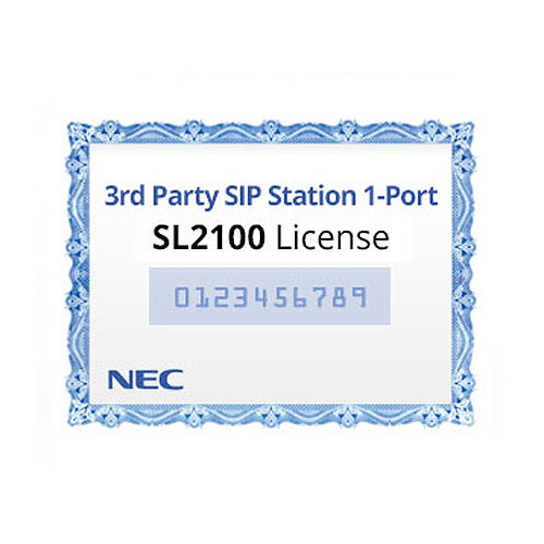 NEC 3rd Party SIP Extension License