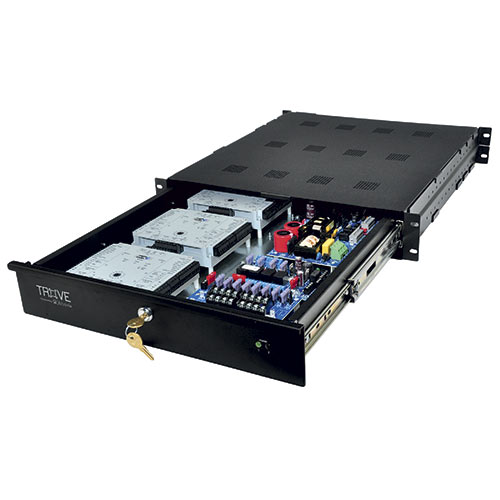 Altronix TROVE1V1R HID-Vertx Access & Power Integration Rack Mount Enclosure with Backplane, Trove1 Rack Series