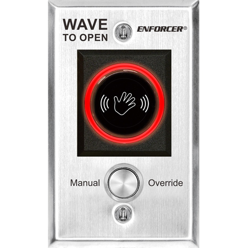 Enforcer Wave-To-Open Sensor with Manual Override Button - English