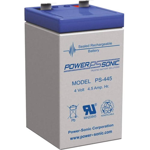 Power Sonic 4v 4.5ah Rechargeable SLA Battery F2