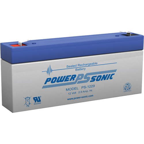 Power Sonic PS-1250F1 12v 2.9ah SLA Battery F1