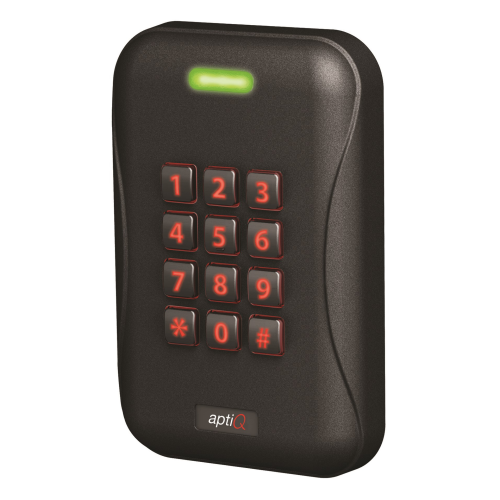 Allegion Schlage MTK15 PIV3 Multi-Technology Single Gang Reader with Keypad, Black