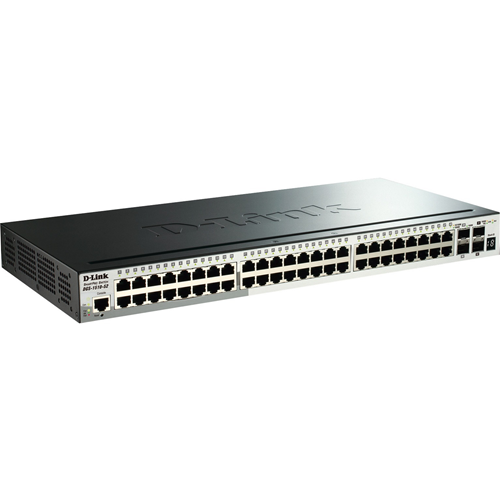 D-Link 52-Port Gigabit Stackable SmartPro Switch Including 4 10GbE SFP+ Ports