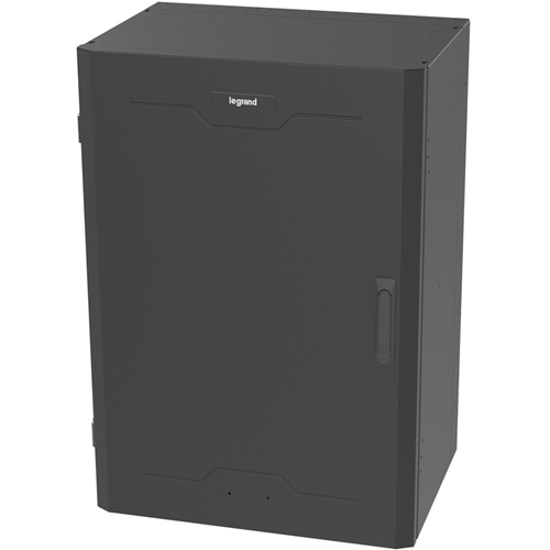 Legrand 8RU Vertical Wall-Mount Cabinet, Split Door, 42