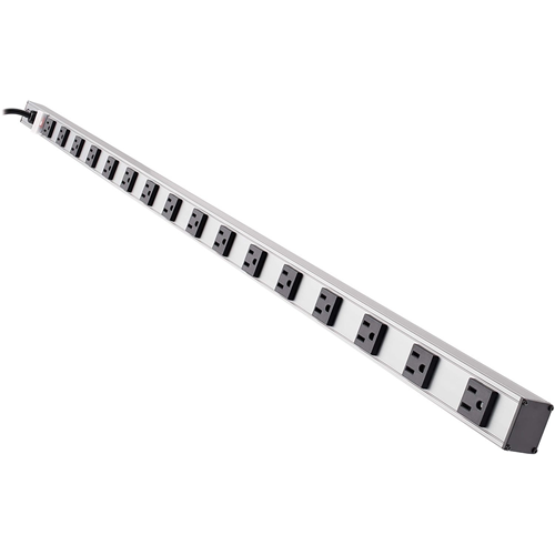 Tripp Lite Power Strip 120V 5-15R 16 Outlet 15' Cord Vertical Metal 0URM