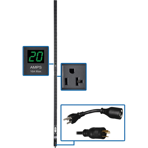 Tripp Lite PDU Metered 120V 20A 5-15/20R 36 Outlet L5-20P