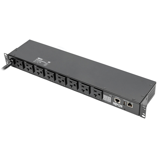 Tripp Lite PDU Switched 1.9kW 120V 8 5-15/20R L5-20P LX Interface 1URM TAA