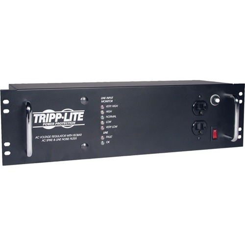 Tripp Lite 2400W Rackmount Line Conditioner w/ AVR / Surge Protection 120V 20A 60Hz 14 Outlet 12ft Cord Power Conditioner