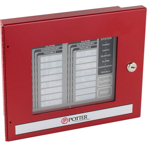 Potter LED-16F 16 Zone LED Annunciator Flush Mount