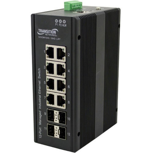 Transition Networks Managed Hardened Gigabit Ethernet Switch