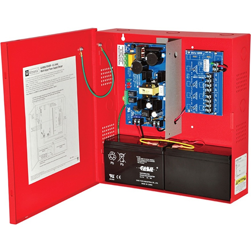 Altronix 4 PTC Outputs Power Supply/Charger. 12/24VDC @ 6A. Grey Enclosure & Transformer