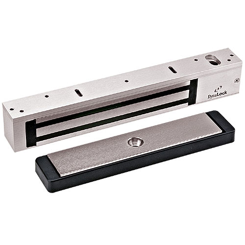 2280 Series Single SlimLine Electromagnetic Lock for Outswing Door With DSM, Satin Aluminum