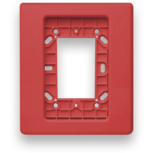 Edwards Signaling Mounting Ring for Mounting Box - Red