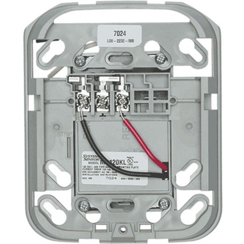 System Sensor MP120KL Mounting Plate for Horn, Chime, Strobe