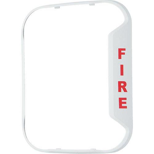 Fire White Bezel For Wall-Mount Horn Strobe - Works W/ Chwl, Chswl, Hwl, P2wl, Swl Models