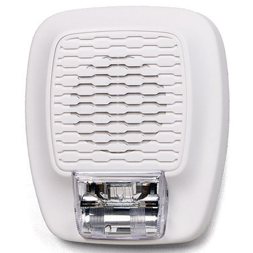 Gentex GHSLF15W Low Frequency Audible and Visible 24 VDC Horn Fixed Strobe 15 Candela, White