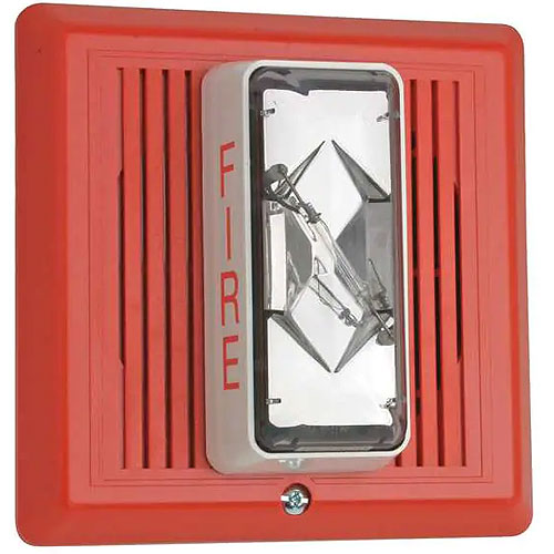 Edwards Signaling Fire Alarm Horn/Strobe 24 VDC, 225 mA Peak