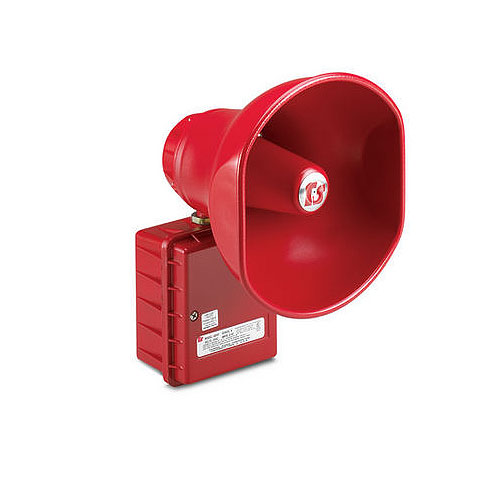 Federal Signal AudioMaster AM302-R Indoor/Outdoor Wall Mountable Speaker - Red