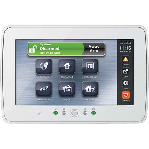 DSC PowerSeries TouchScreen Security Interface