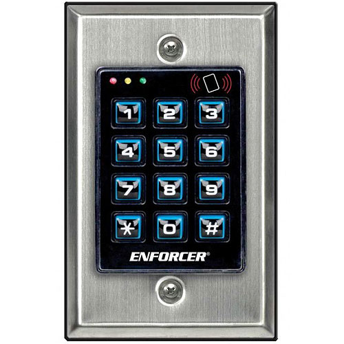 Seco-Larm SK-1131-SPQ Indoor Illuminated Stand-Alone Keypad with 1200 Users