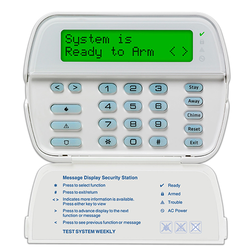 DSC PowerSeries 64-Zone LCD Full-Message Keypad