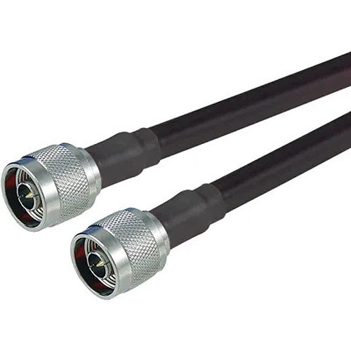 L-com CA3N010 RF / Coaxial Cable Assembly, N-Type Plug to N-Type Plug, CA-400, 50 ohm, Black, 10Ft