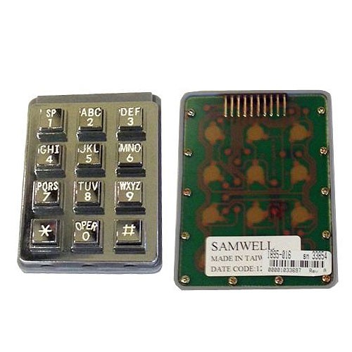 DoorKing 1895-016 Telephone Entry System Keypad, 10-Pin, With Letter