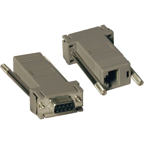 Tripp Lite Null Modem Serial RS232 Modular Adapter Kit 2x DB9F to RJ45F