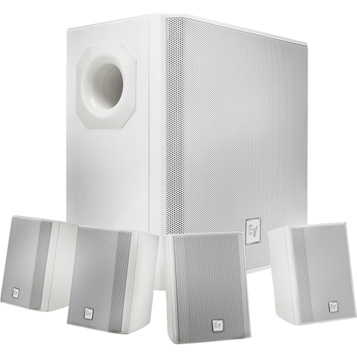 Electro-Voice EVID EVID-40SW 2-way Surface Mount, Wall Mountable Speaker - White