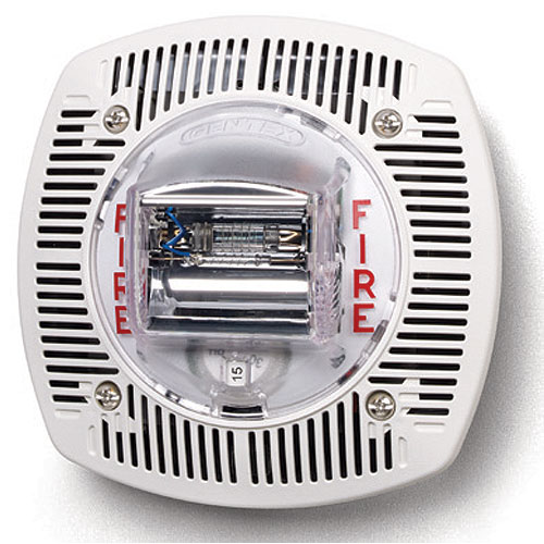 Gentex WSSPK24-15/75WLPW, 24VDC Speaker/Strobe, Fixed 15/75 Candela, Wall-Mount, White