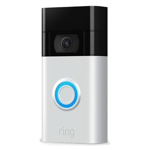 Ring 8VRASZ-SEN0 Video Doorbell, 2020 Release, Satin Nickel