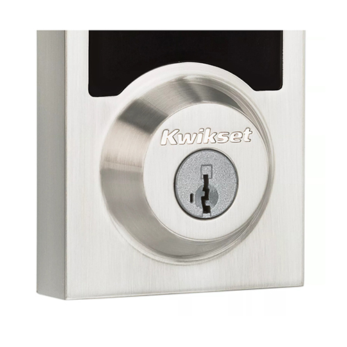 Kwikset 916 Smartcode Contemporary Electronic Deadbolt with Z-Wave Technology  - Satin Nickel