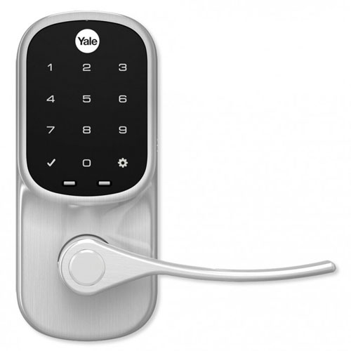 Lever Touchscreen, Z-Wave In Satin Nickel (Keyed)