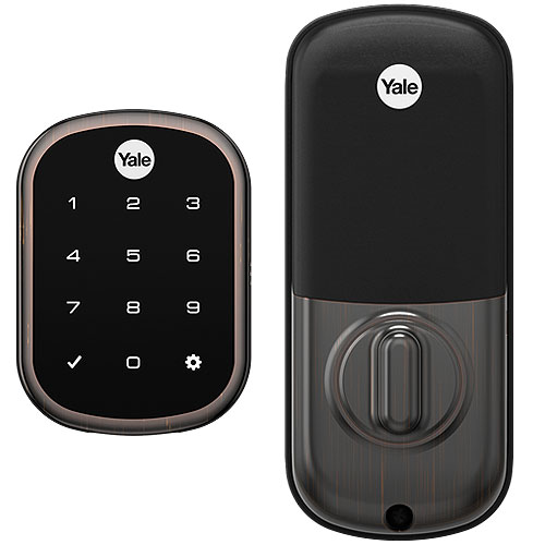 Yale Pro YRD156-ZW2-0BP SL Key-Free Touchscreen Deadbolt with Z-Wave® Plus, Bronze