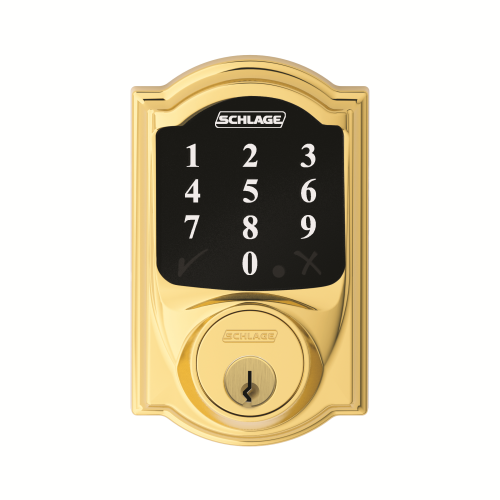 Z-Wave Deadbolt Bright Brass