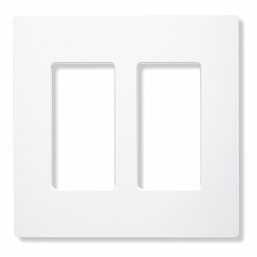 Lutron 2 Socket Claro Faceplate