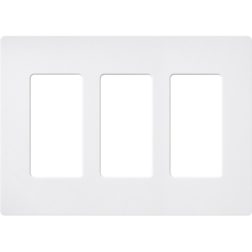 Lutron Satin Colors 3 Socket Faceplate