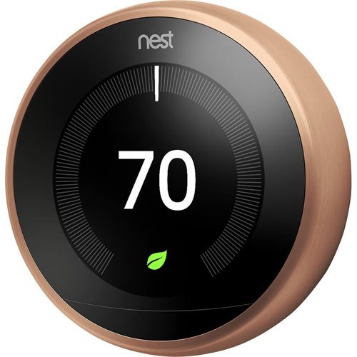 Google T3021US Nest Learning Thermostat, Copper, 3rd Gen