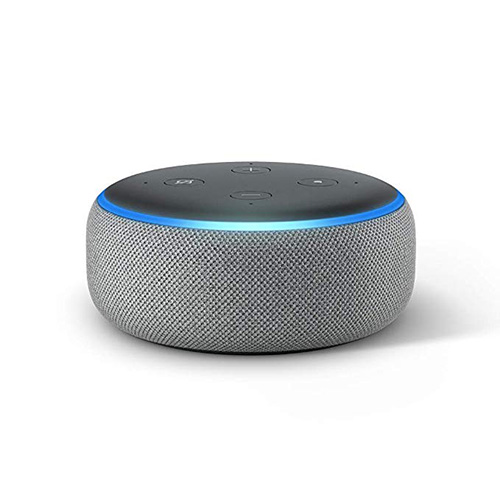 Amazon B07PDHSLM6 Echo Dot (3rd Gen) Smart Speaker with Alexa, Heather Grey