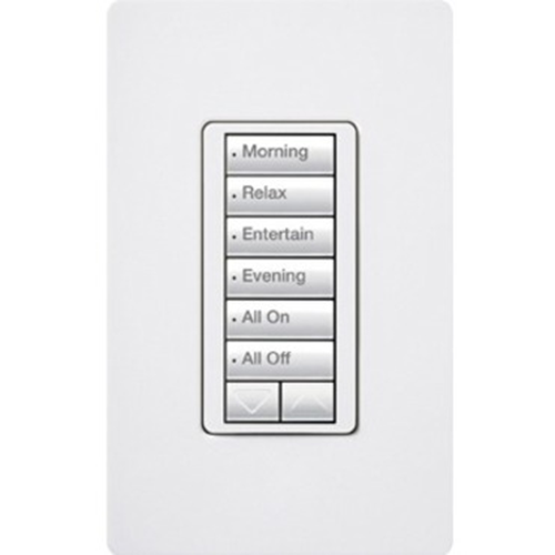 Lutron RAORA2 6BRL Wall Keypad