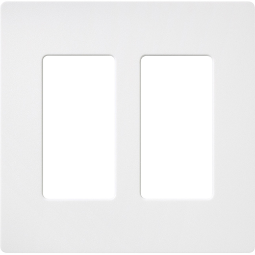 Lutron Satin Colors 2 Socket Faceplate