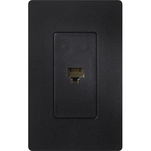 Lutron Satin Colors 1 Socket Telephone Faceplate