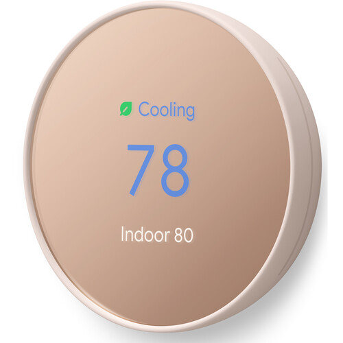 Google GA02082-US Nest Thermostat, Sand