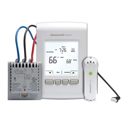 Wireless Prog/Non-Progmbl Line Volt Thermostat Kit