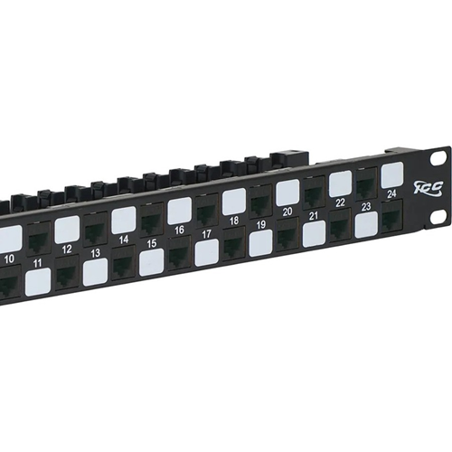 ICC CAT6A UTP Patch Panel with 24 Ports and 1 RMS