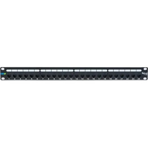 ICC CAT6A Patch Panel in 110 Type with 24 Ports and 1 RMS