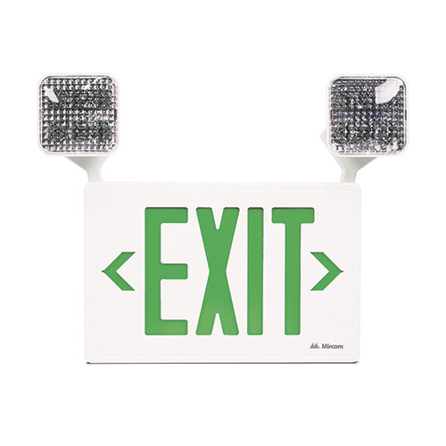 Combo Emerg Exit Sign (Green)