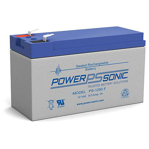 Power Sonic PS-1290F 12V 9Ah Rechargeable Sealed Lead Acid Battery